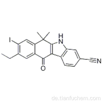 9-Ethyl-8-iod-6,6-di-methyl-11-oxo-6,11-dihydro-5H-benzo [b] carbazol-3-carbonitril CAS 1256584-80-1